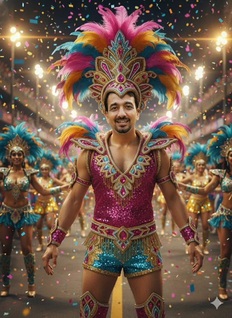 Brazilian Samba Carnival Costume