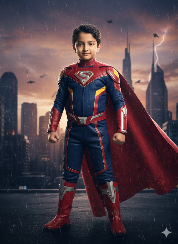 🧑🦱 4 Years Boy – Superhero Style