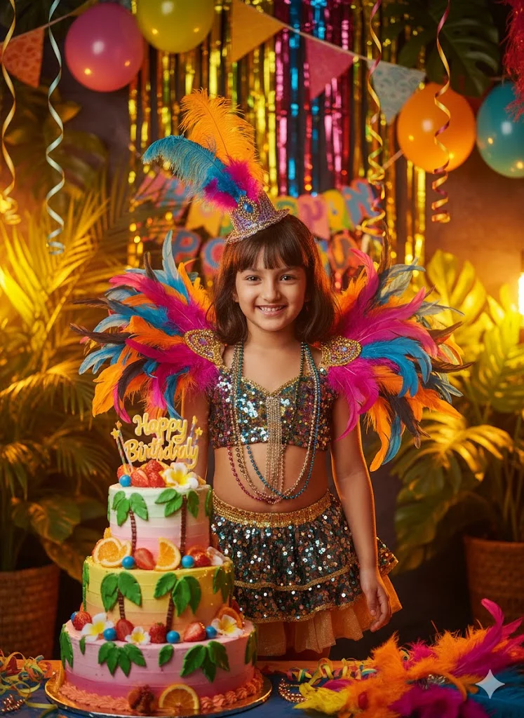 Brazil Style – Carnival Birthday Costume