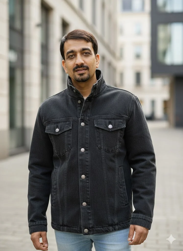 Germany – Charcoal Denim Jacket