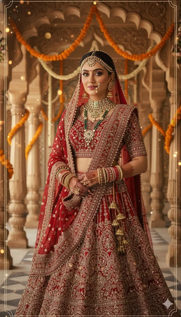 Royal vibes, timeless beauty. Indian bride