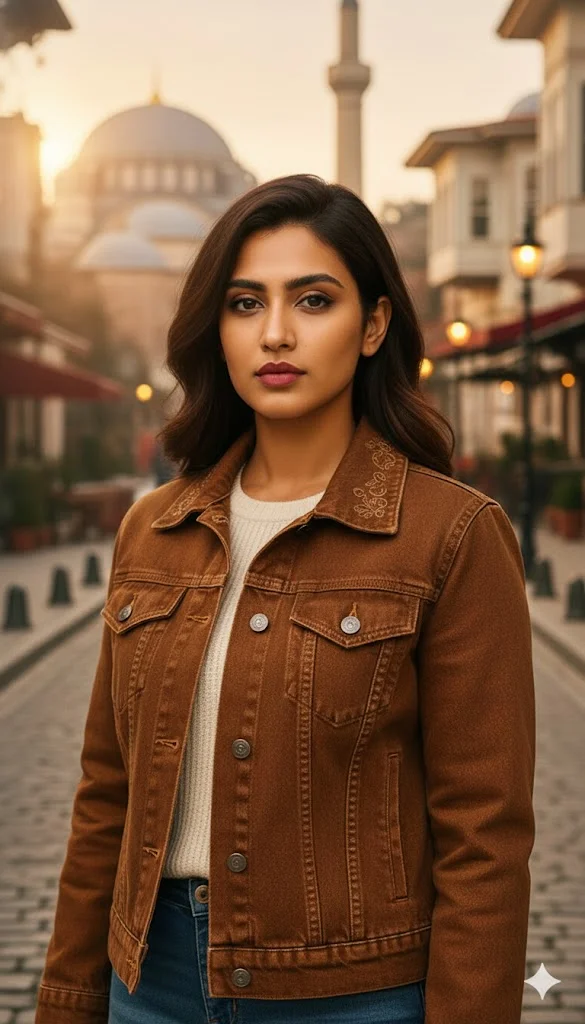 Turkey – Brown Denim Jacket