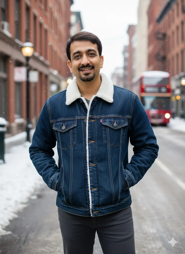 USA Classic Dark Blue Denim Jacket