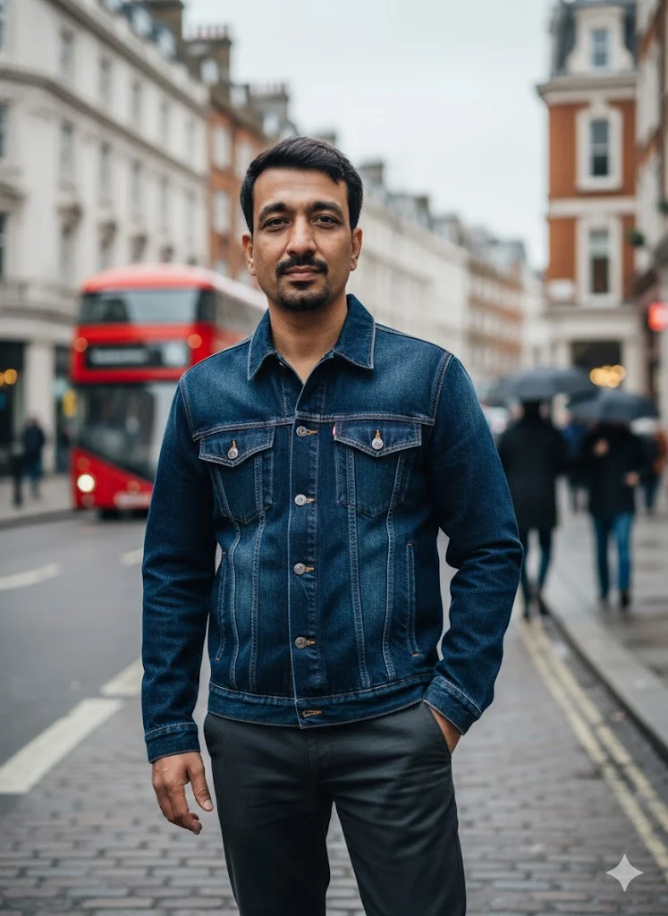 United Kingdom – Navy Blue Denim Jacket