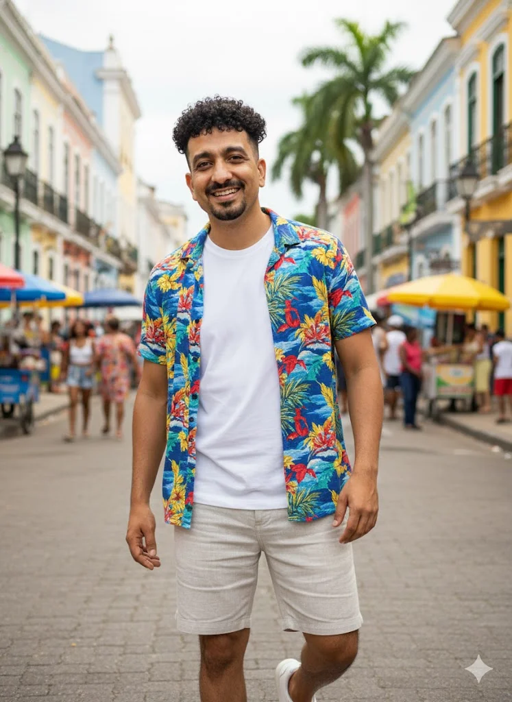 Brazil – Curly Fade with Natural Volume