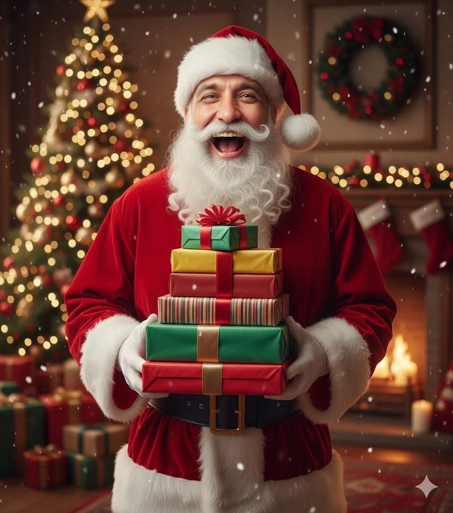 Funny Santa Face Swap