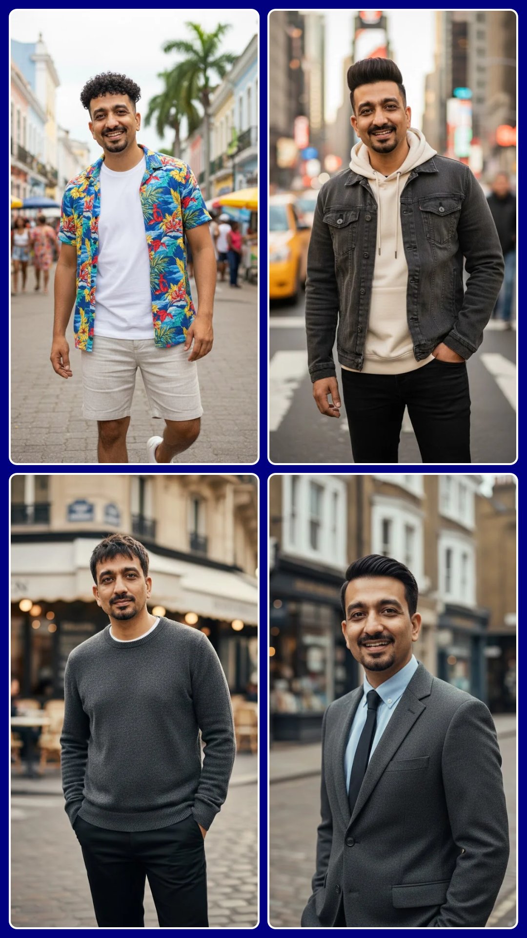 Famous Men’s Hairstyles From Top Countries - Gemini Ai Hairstyle Prompt Male