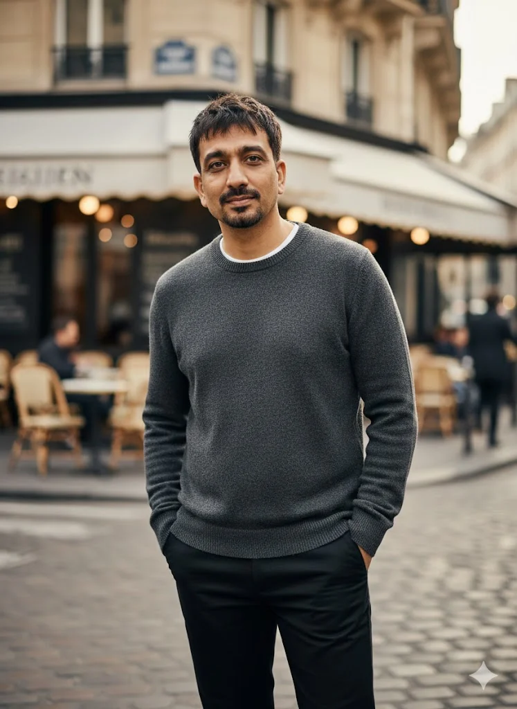 France – Effortless Parisian Messy Crop