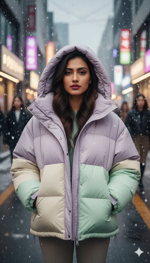 South Korea – Oversized Puffer Jacket
