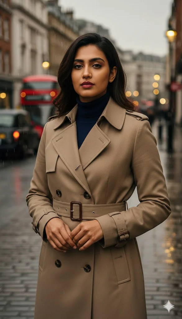 United Kingdom – Classic Trench-Style Winter Jacket
