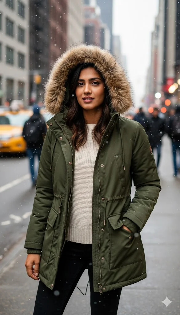 USA – Casual Hooded Winter Jacket