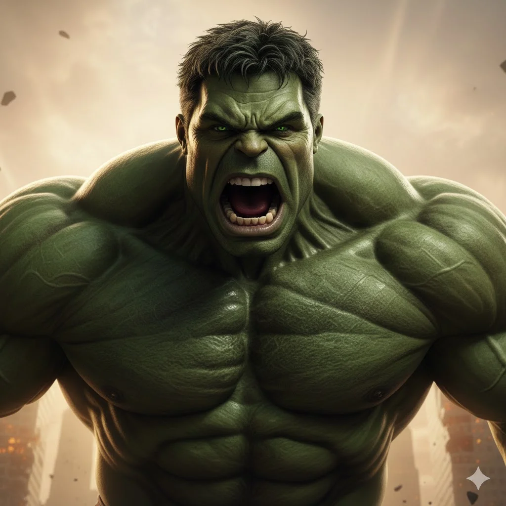 Angry Hulk Close-Up