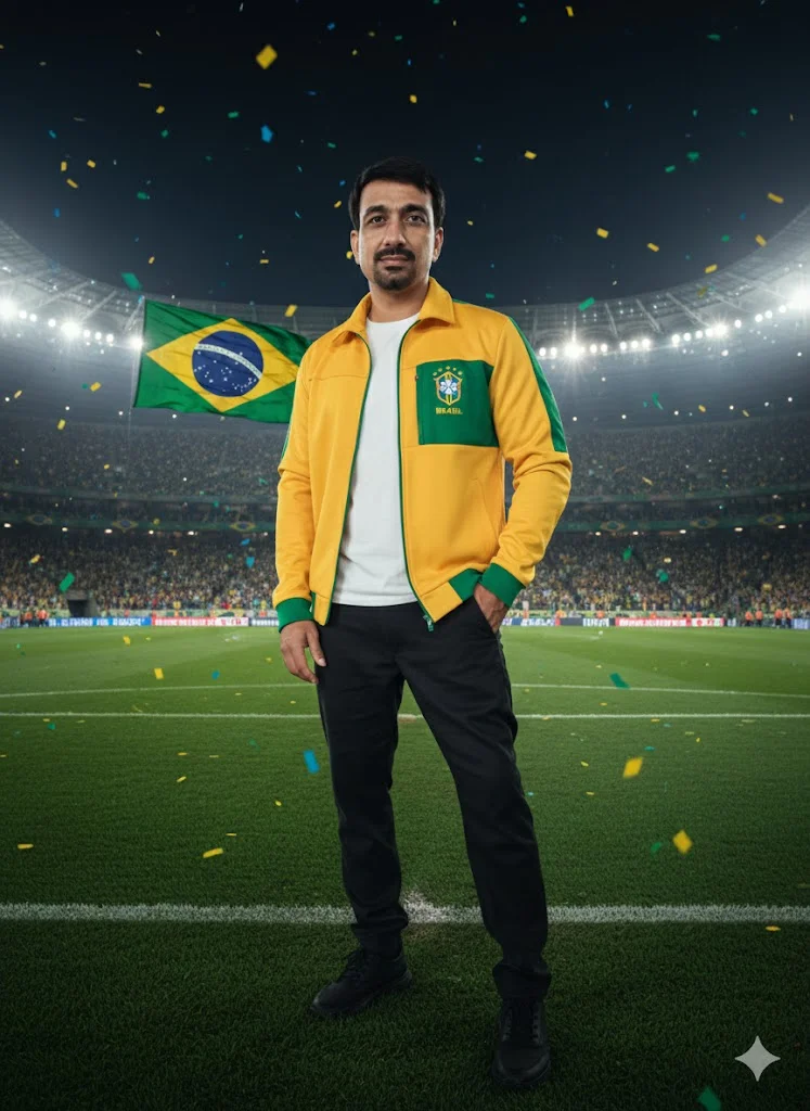 Brazil Football-Inspired Urban Look ⚽