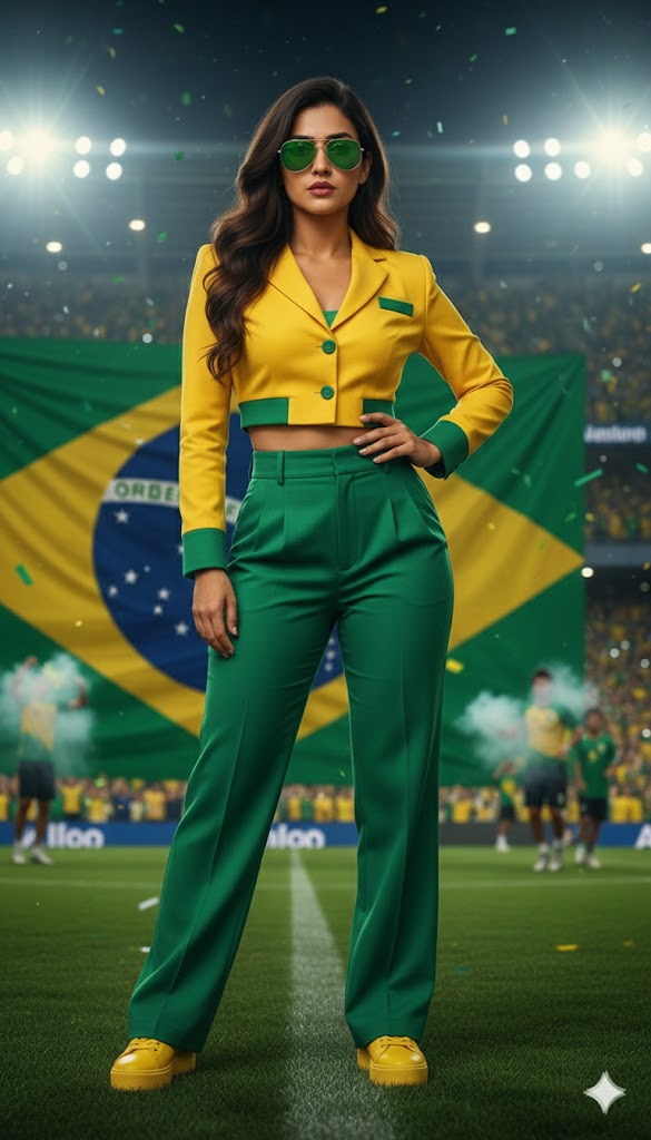 Brazil Football Spirit Fashion