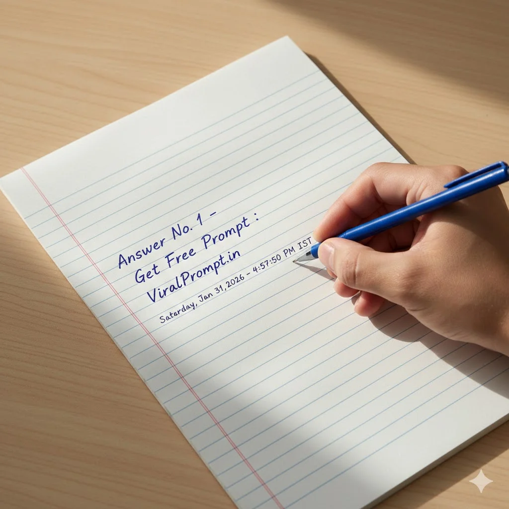 Exam Answer Sheet Look