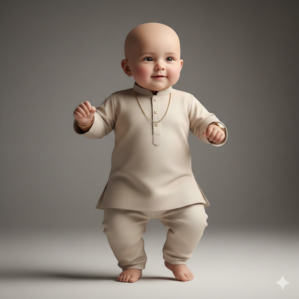 Luxury Minimalist Reel Look Baby Boy