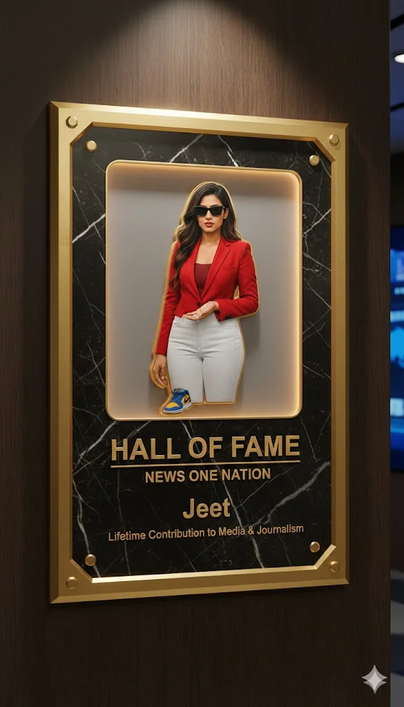 NEWS STUDIO – HALL OF FAME WALL PLAQUE (