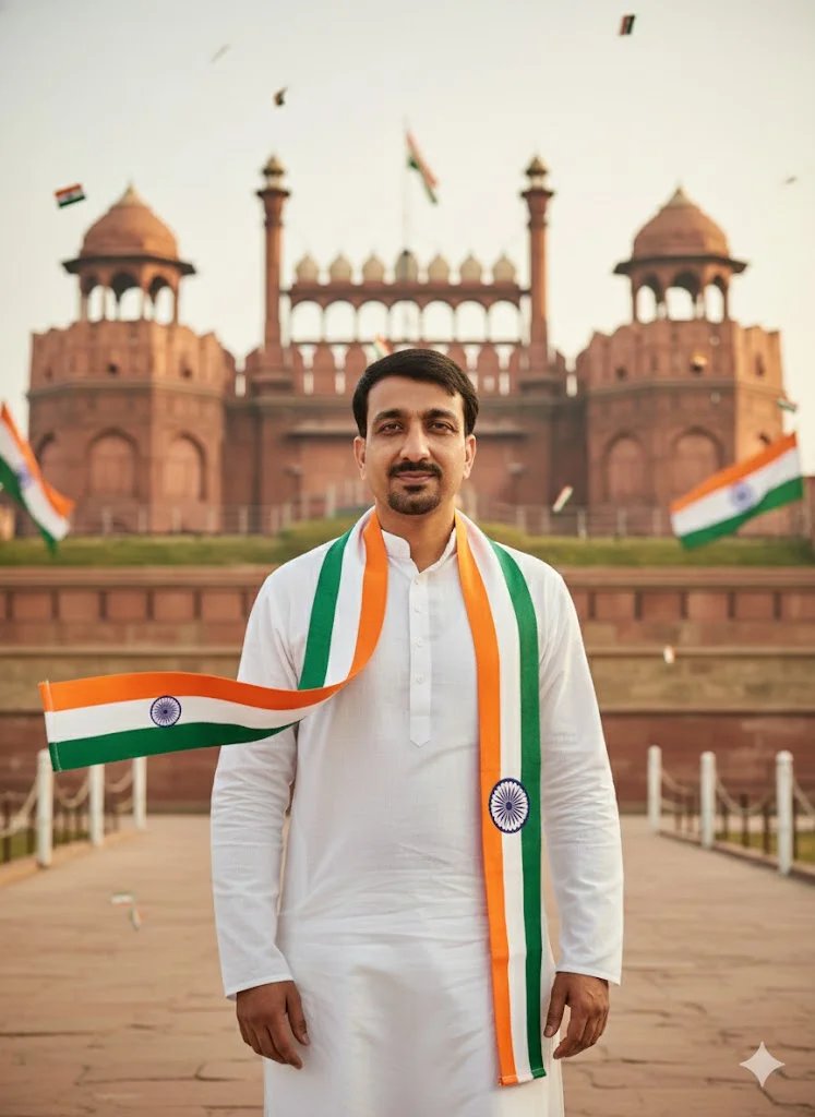 Home 22 Patriotic Kurta Look