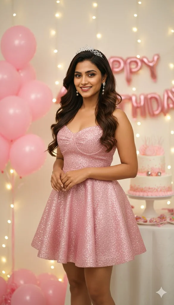 Pink Glam Birthday Look