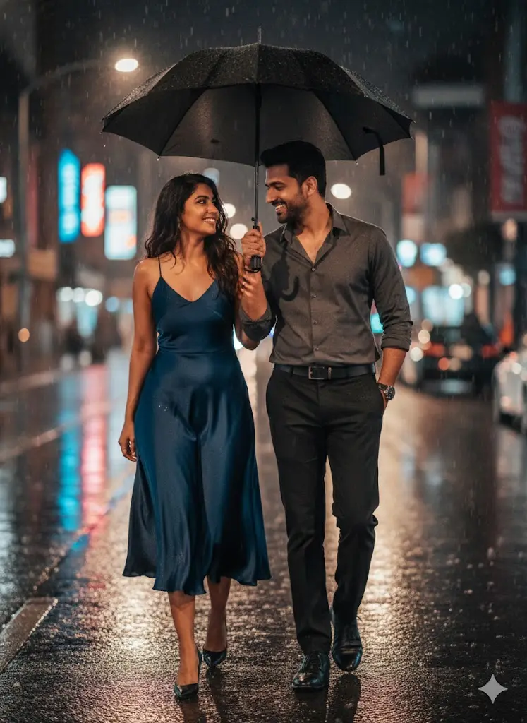 Rainy Romantic Moment