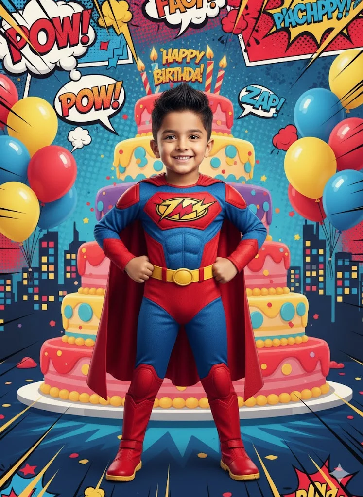 Superhero Birthday Prompt
