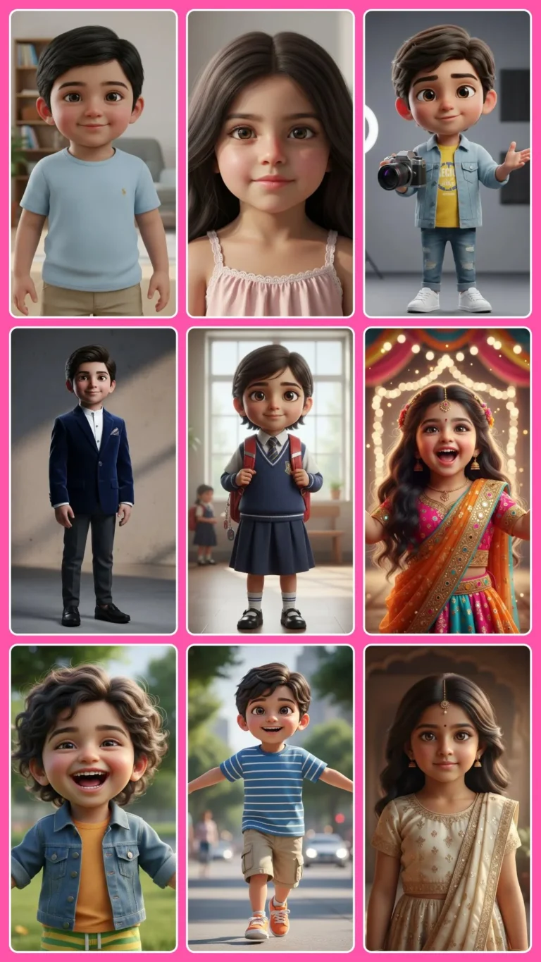 Kids 3D Viral Image Prompts - Free Ultra-Realistic AI Prompts