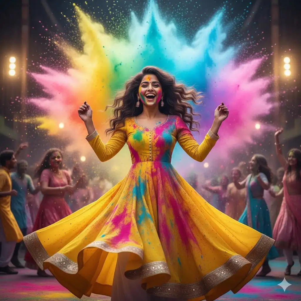 Bollywood Holi Scene