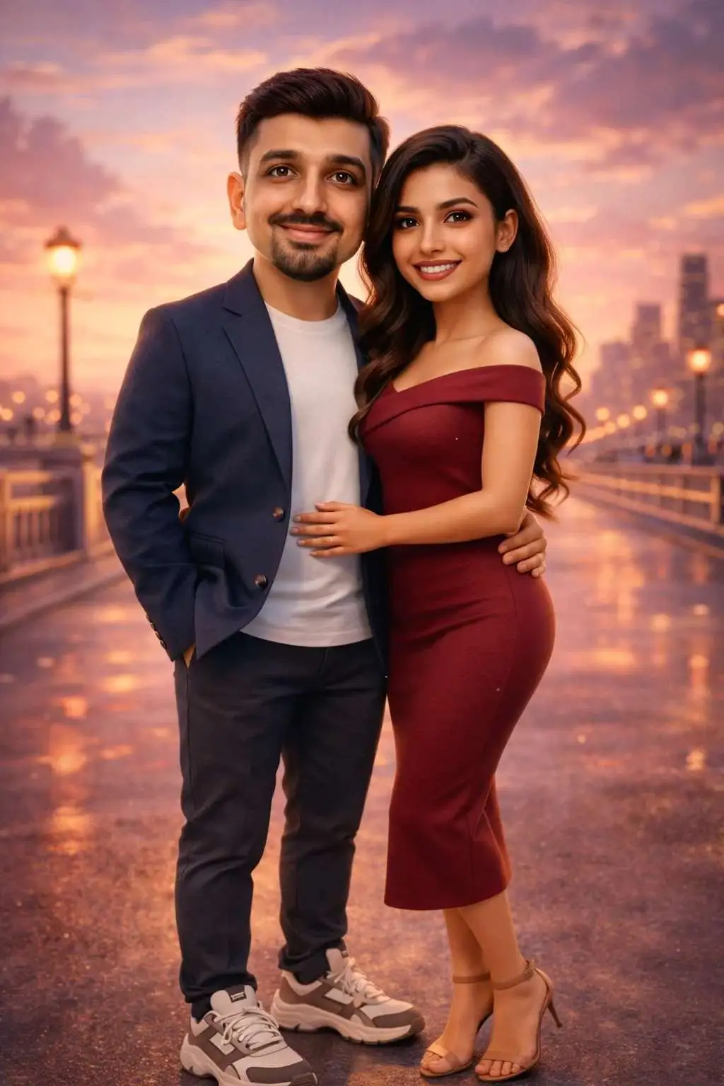 Couple Romantic Modern Style