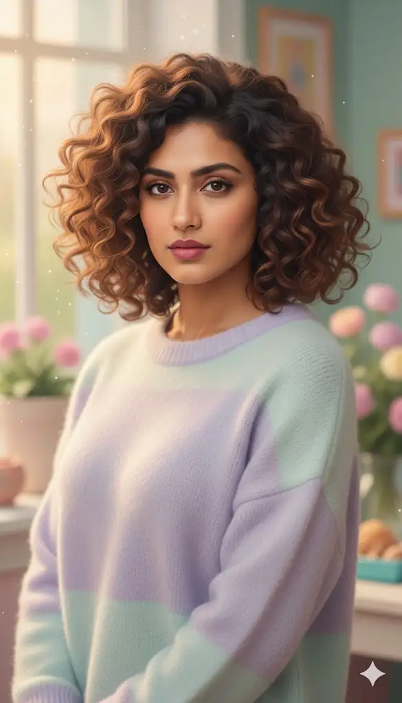 Cute Curly Cloud Hairstyle