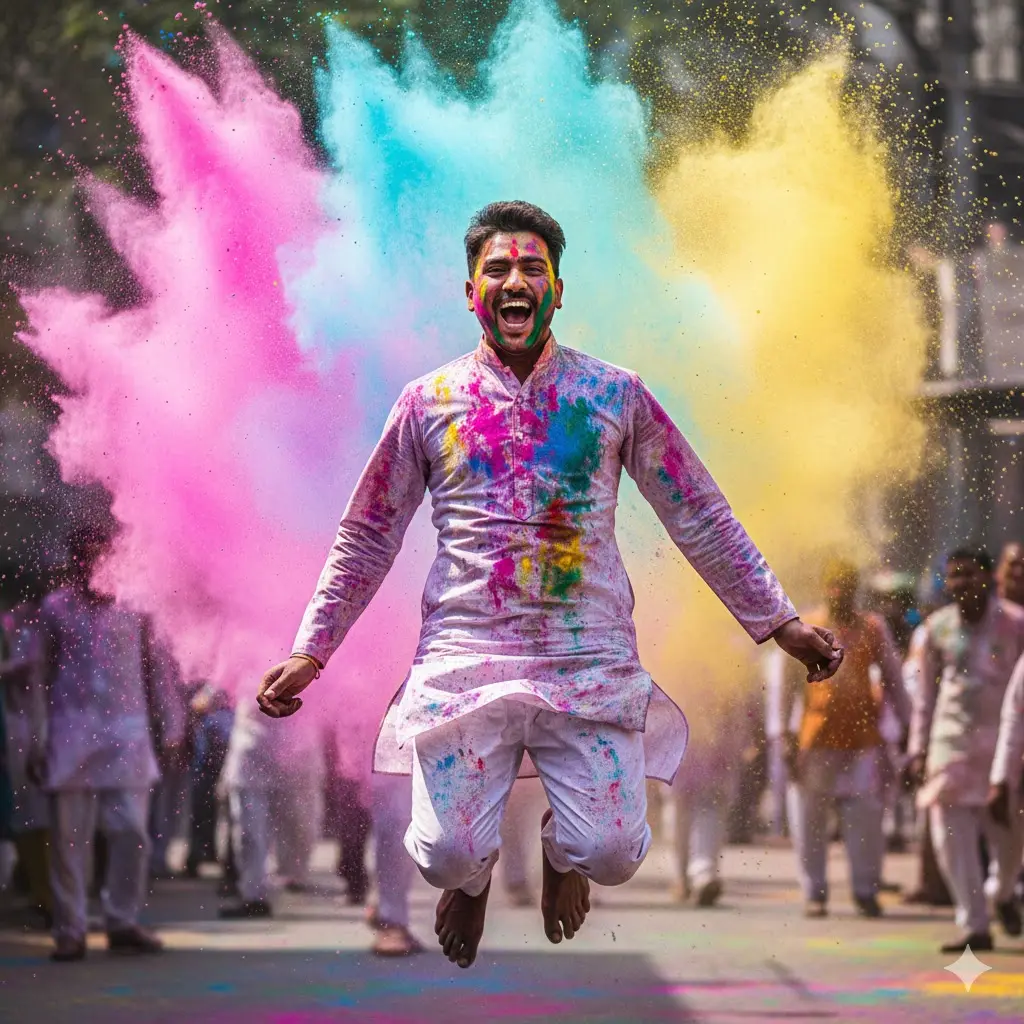 Epic Color Explosion Shot