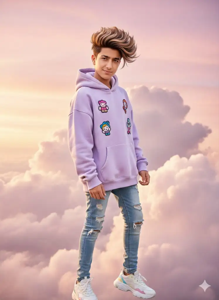 Fluffy Anime Hair Boy