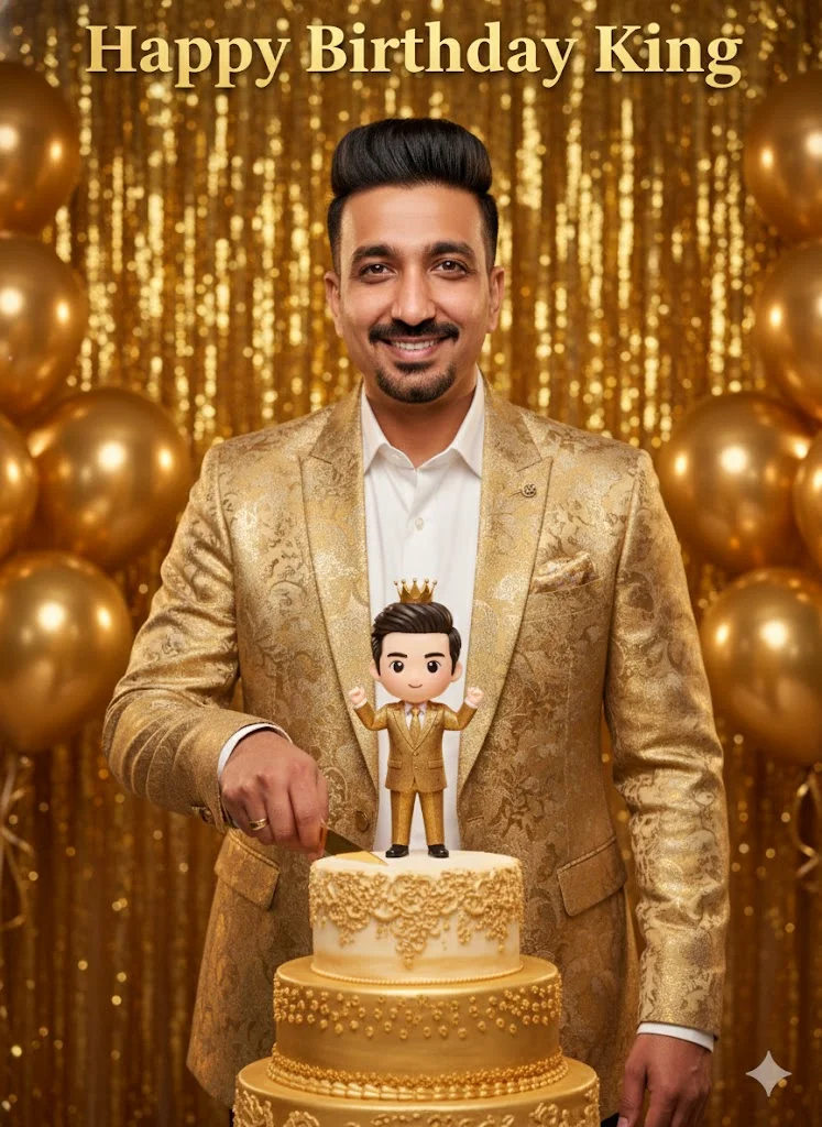 Golden Crown Birthday Theme