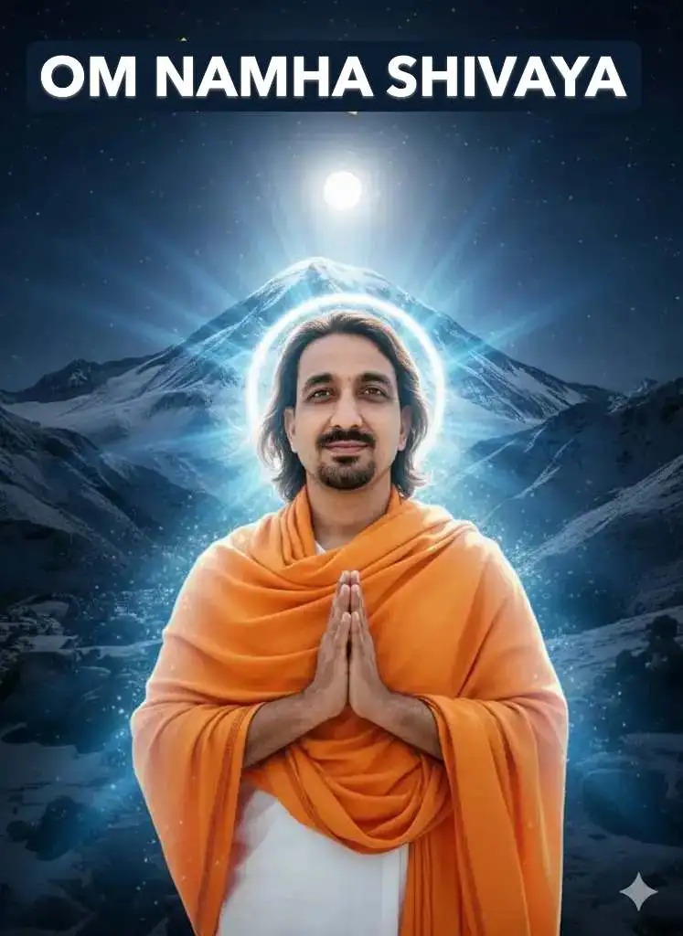 Kailash Mountain Blessing Scene