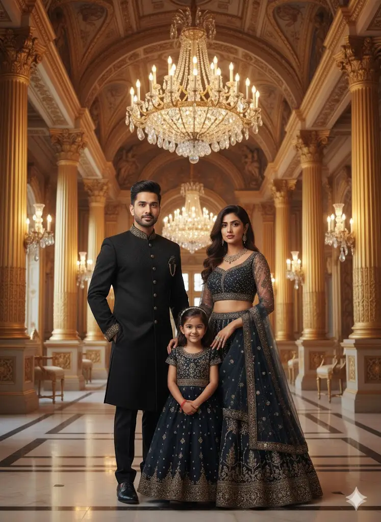 Luxury Royal Family Portrait