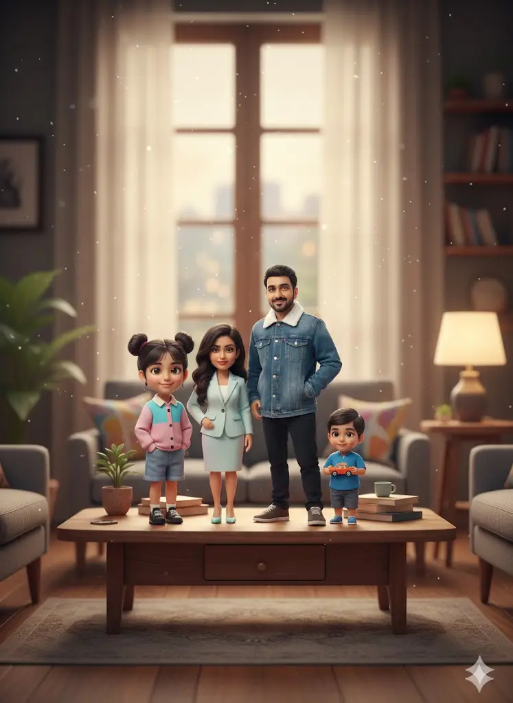 Miniature Family World (Viral Concep