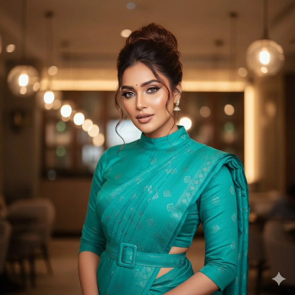 Modern Saree Instagram Look