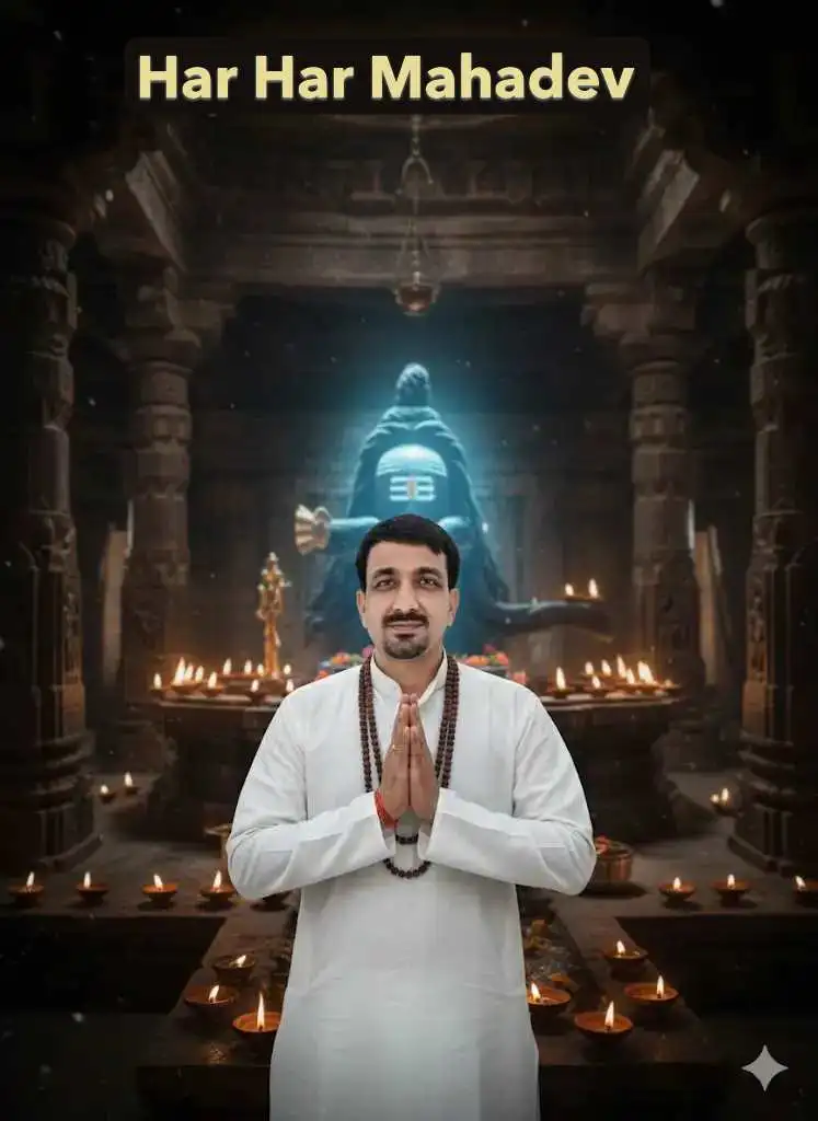 Temple Darshan Scene