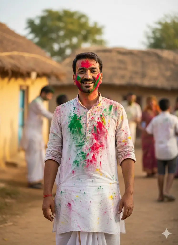 Traditional Village Holi