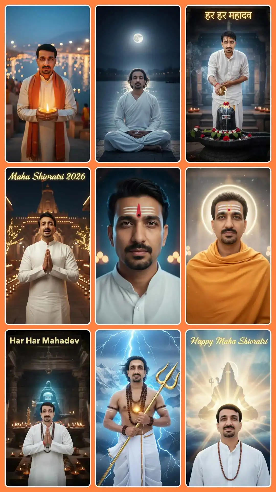 🔱 Maha Shivratri Special AI Photo Editing Prompts (Upload Face) #viralprompt #viralpurai