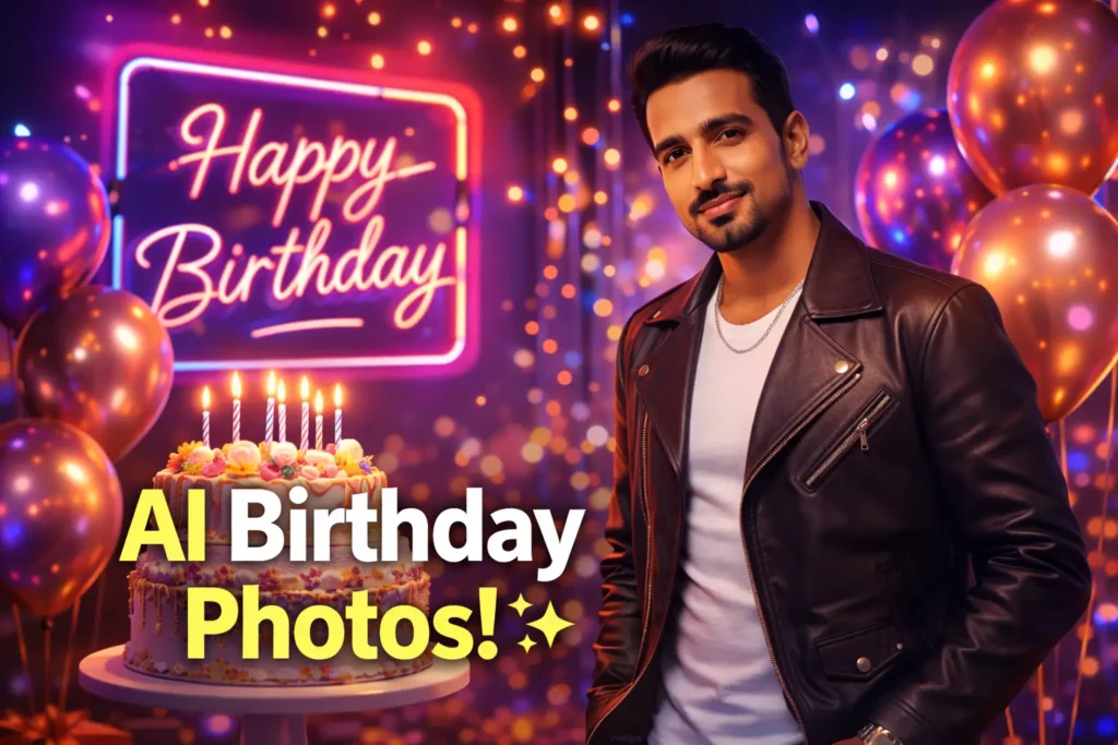 Stylish Men Birthday Photo AI Prompts - Learn, Use & Earn 1 stylish men birthday photo ai prompts