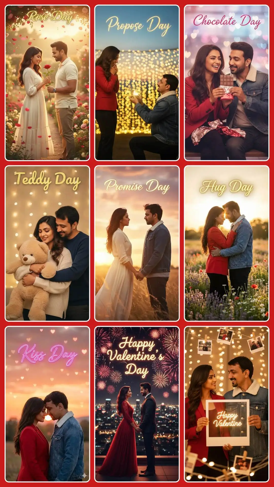 Valentine Week AI Prompts ❤️ | 7–14 Feb Romantic Bundle
#viralprompt #geminicoupleprompt #viralpur