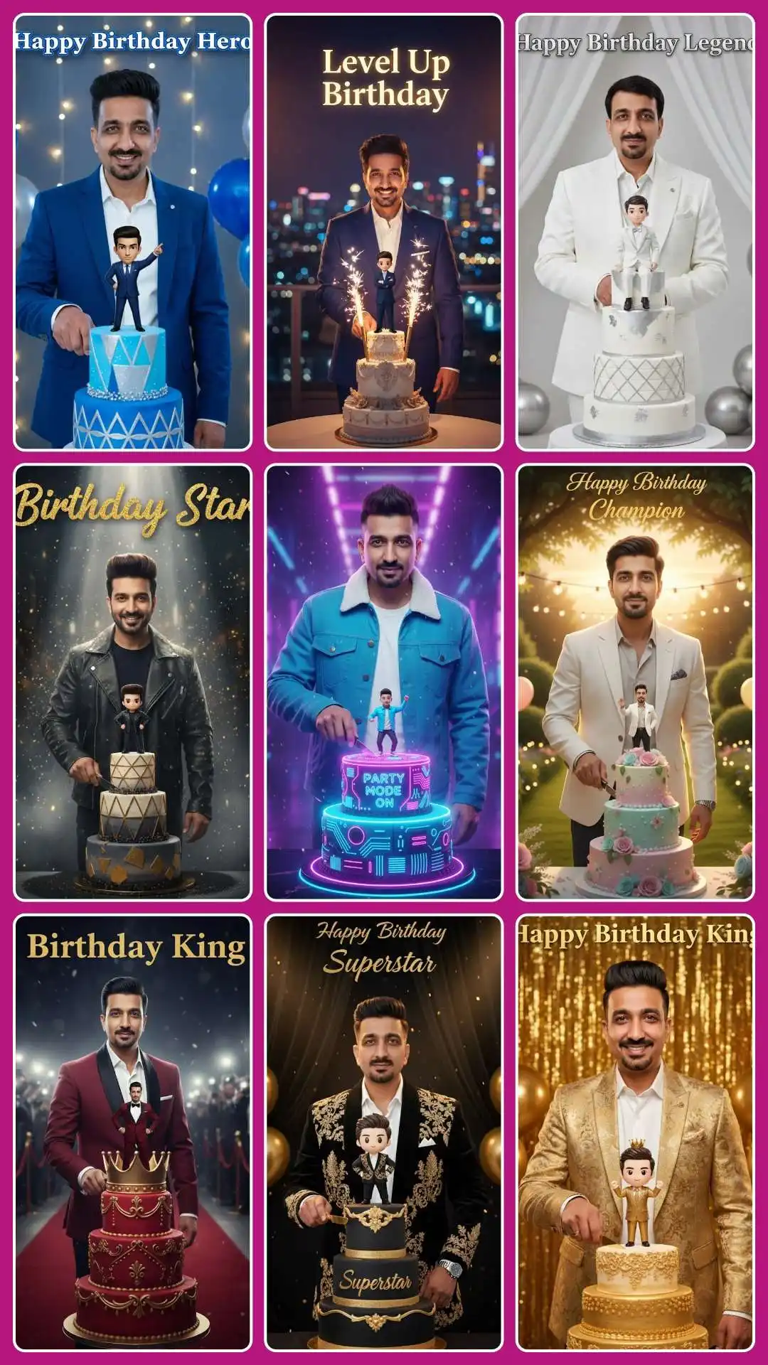 Viral Birthday Miniature AI Prompts