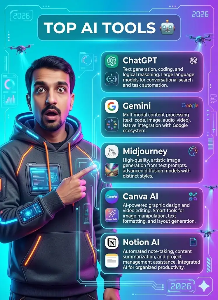 AI Tools Infographic