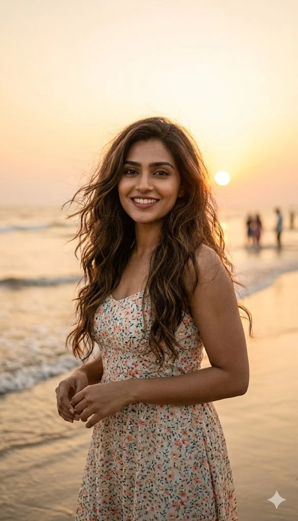 Beach Sunset Dating Look