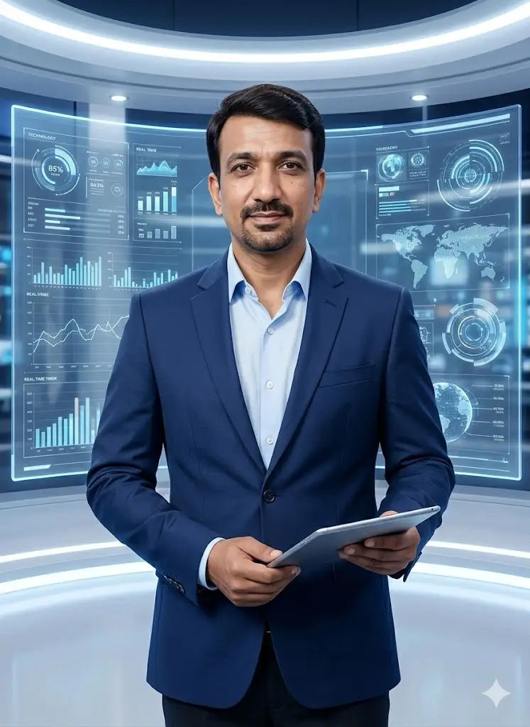 Digital News Channel Anchor