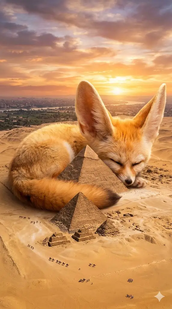 Home 40 Fox at Pyramids of Giza