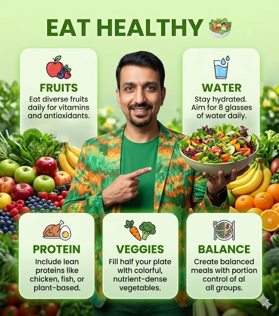 Healthy Diet Infographic