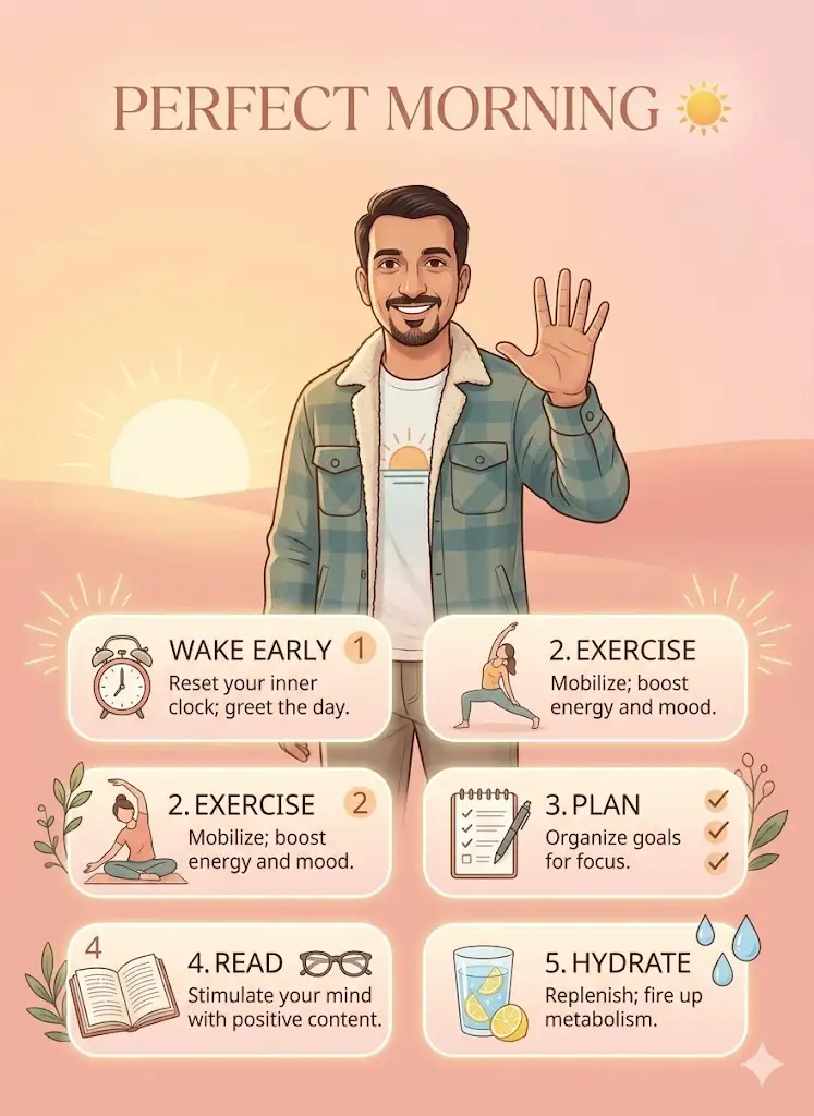 Morning Routine Infographic