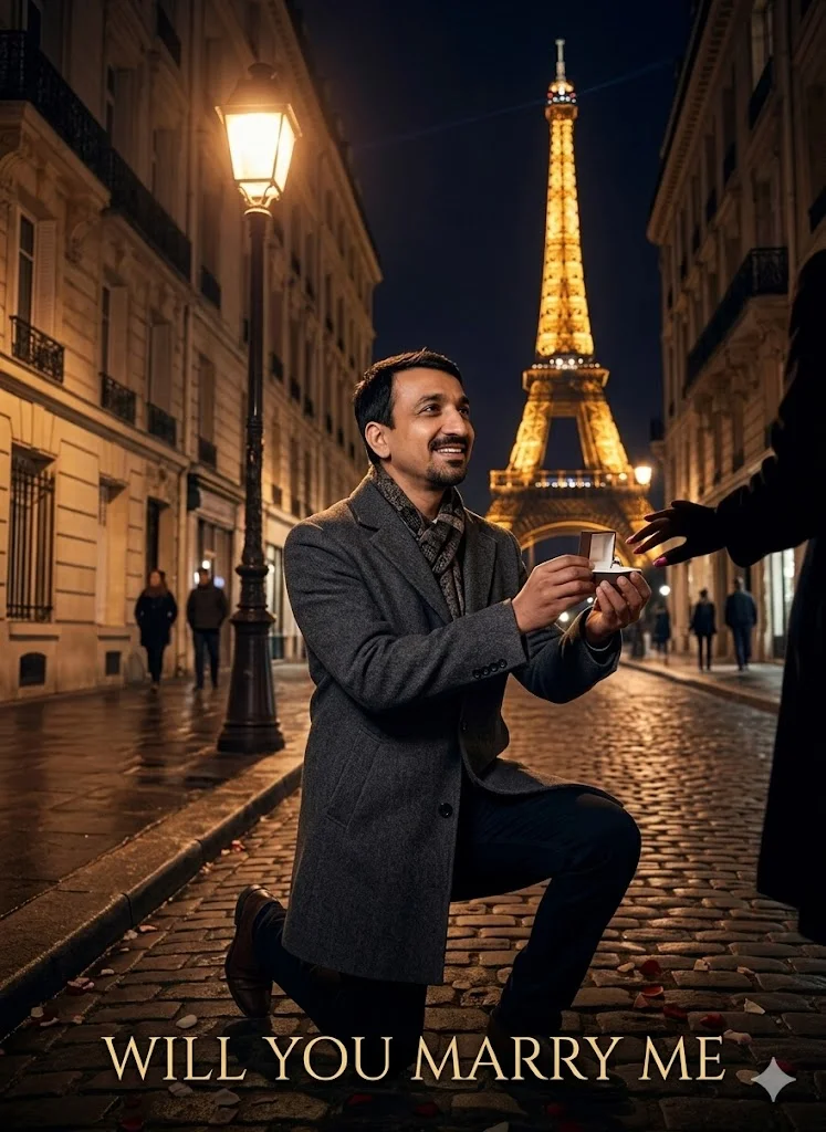 Paris Proposal Scene