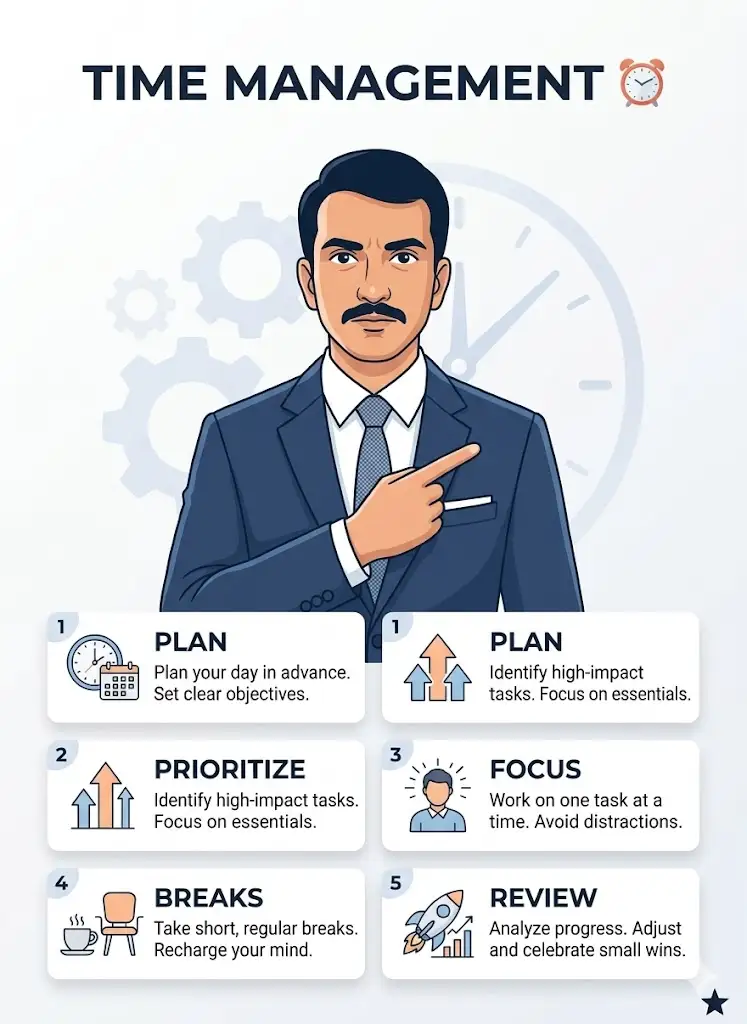 Time Management Infographic
